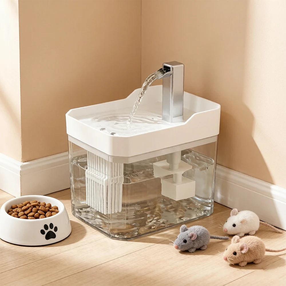 Fontaine à eau pour chat Cristalline 1,5 L