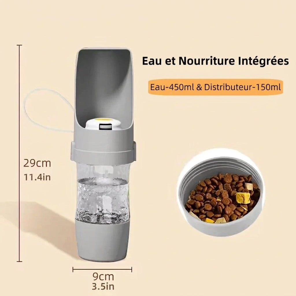 Gourde Pique-Nique – eau et nourriture intégrées, dimensions